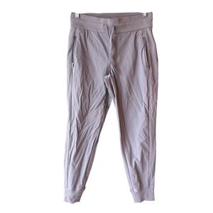 Athleta Jogger Athletic Pants Zip Pocket Stretch Womens 4 Light Purple